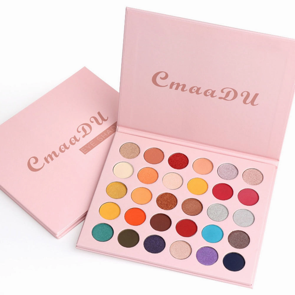 30 Colors Colorful Eyeshadow Palette Matte Pearlescent Shimmer Makeup Palette Waterproof Beauty Cosmetics High Pigment Eye Shadow (30 Colors 02)