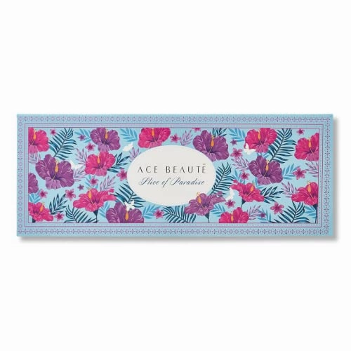 Ace Beauté Slice of Paradise Eyeshadow Palette - Highly Pigmented Easy To Blend Eye Makeup Palette Long Lasting Non Greasy Smudge Free Matte & Shimmer Metallic Shadow