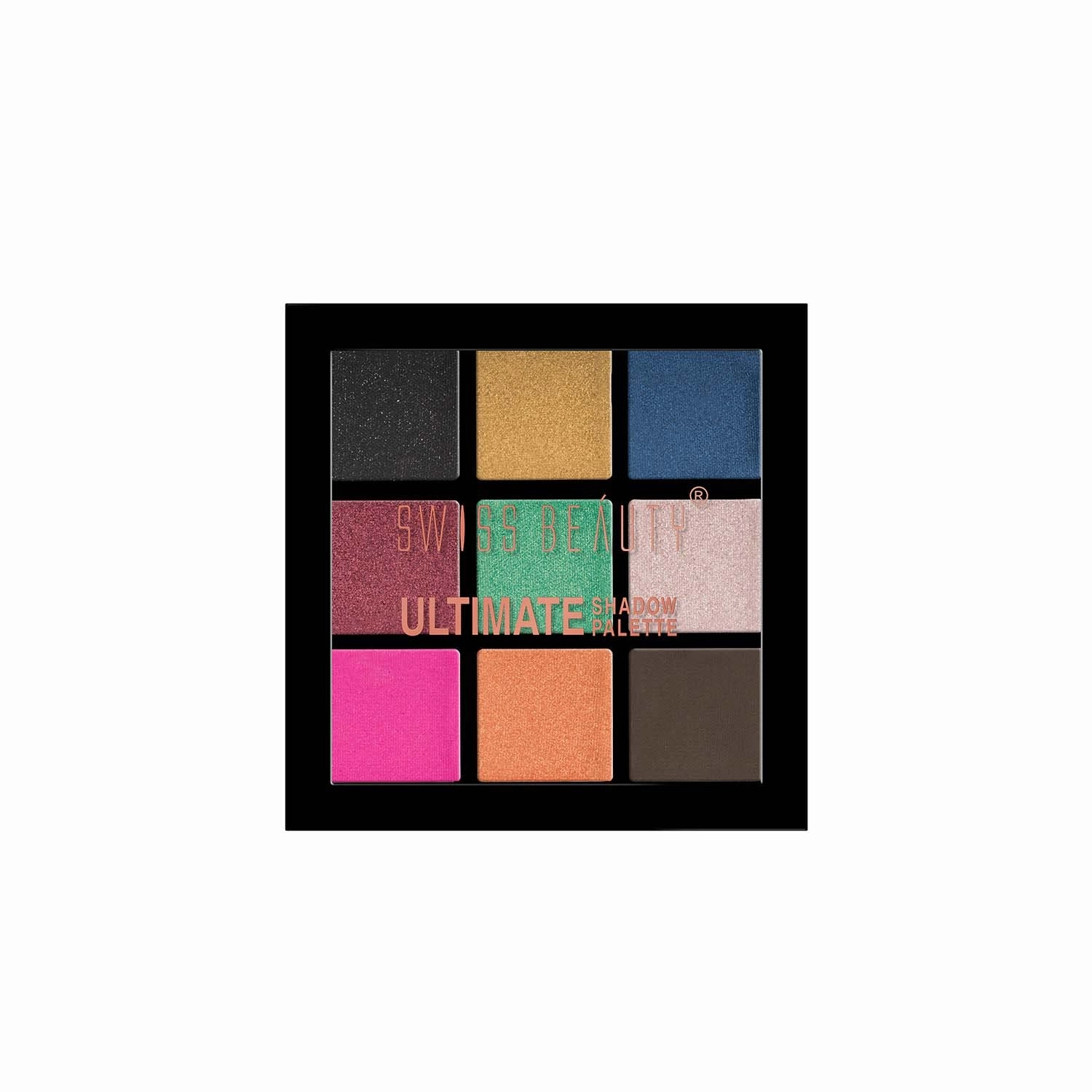 And Shimmery Eye Long Unique Pigmented Palette 6G -Multicolor-07, Eyeshadow Colors Makeup And Easily Ultimate 9 Wearing Finish Palette Swiss Blendable Matte, Beauty Premium Metallic