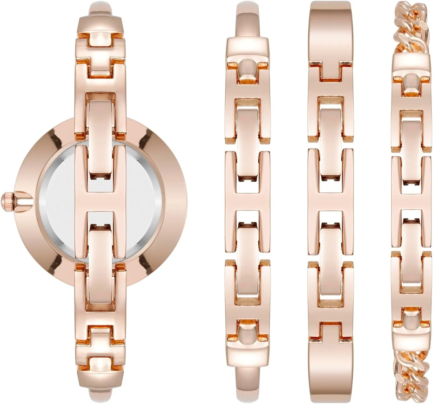 Anne Klein Women's Bangle Watch and Bracelet Set