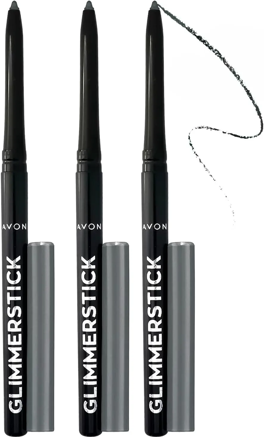 Avon Glimmerstick Eyeliner in Gray - 3 Pack