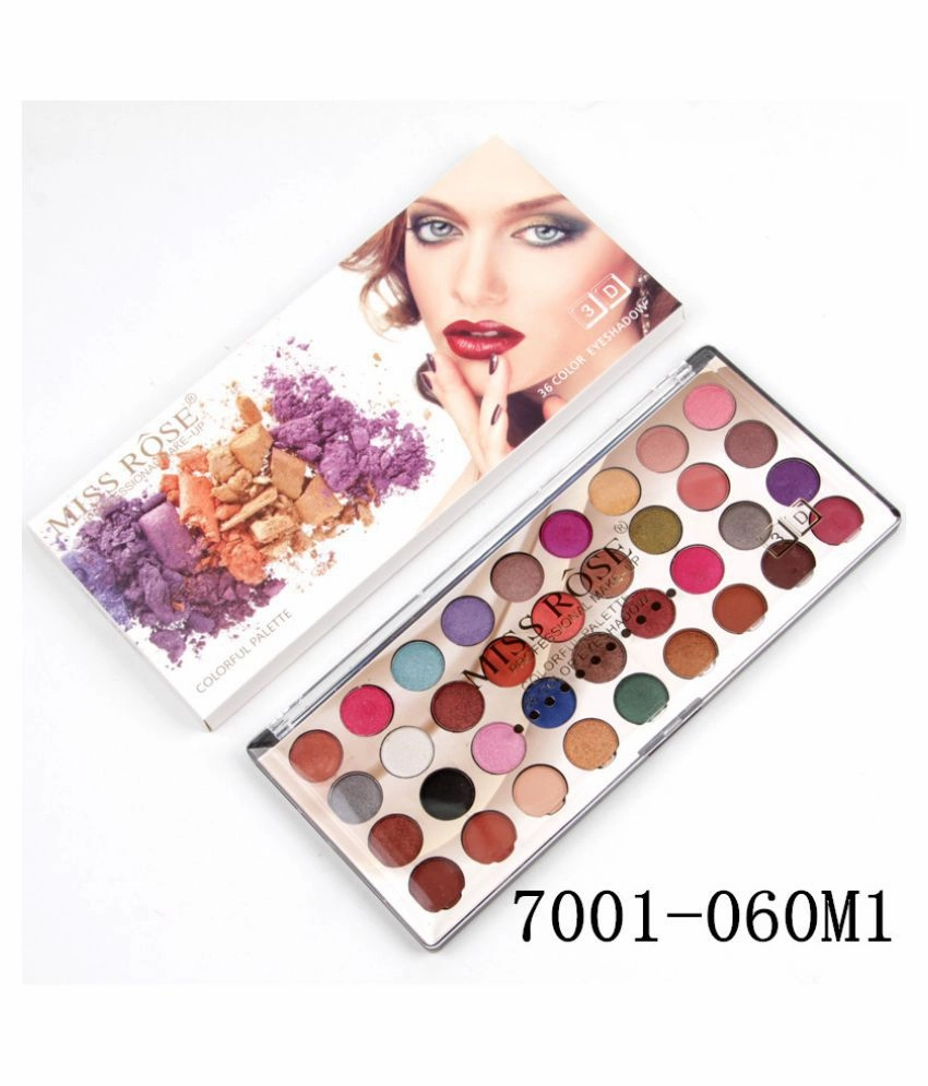 Color Data-driven MISS Eyeshadow Customizable options 36 Palette ROSE 3D