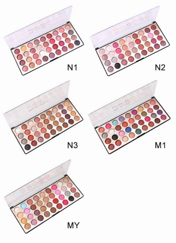 Color Data-driven MISS Eyeshadow Customizable options 36 Palette ROSE 3D
