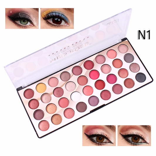 Color Data-driven MISS Eyeshadow Customizable options 36 Palette ROSE 3D