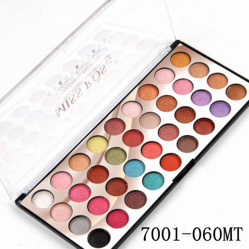 Color Data-driven MISS Eyeshadow Customizable options 36 Palette ROSE 3D