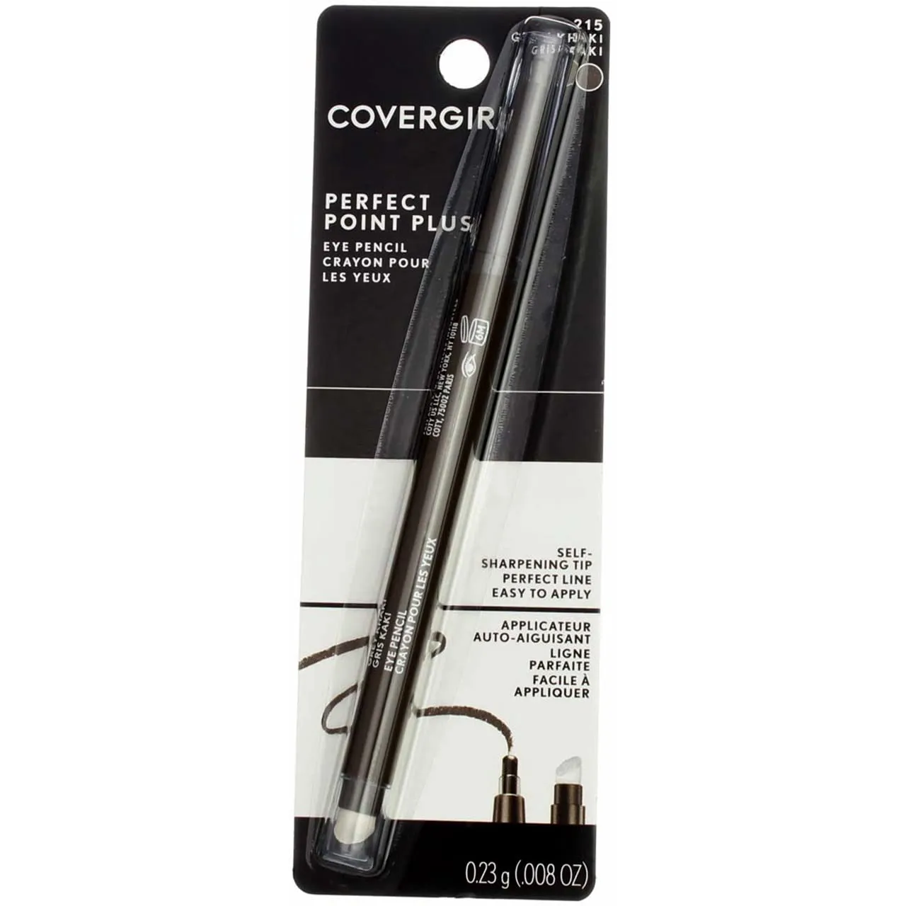 CoverGirl Perfect Point Plus Eyeliner Pencil Gray Khaki (215)