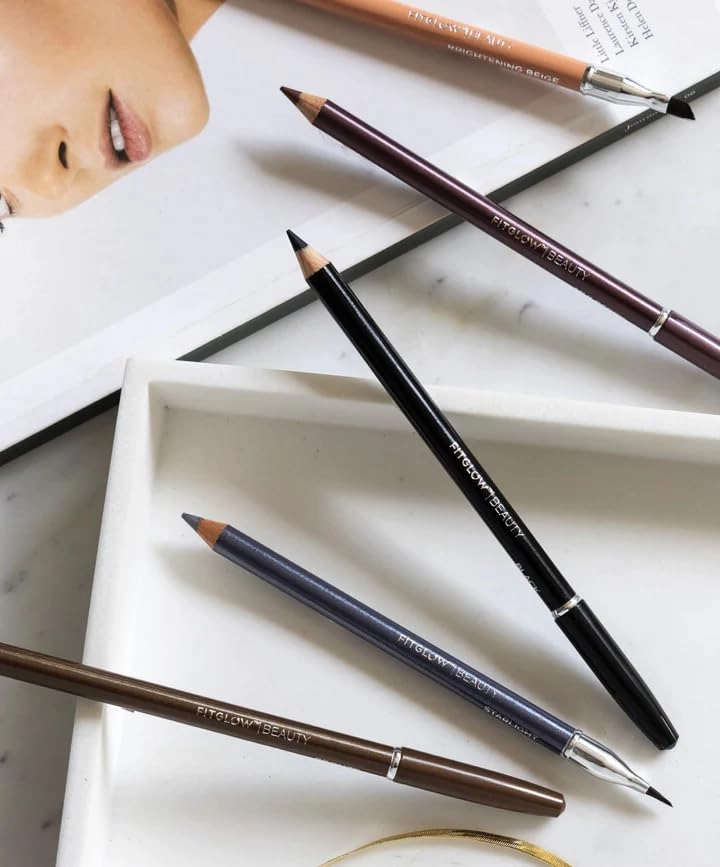 FITGLOW Beauty - Natural Vegan Eyeliner Pencil | Vegan, Woman-Owned Clean Beauty (Beige, 1.1 g)