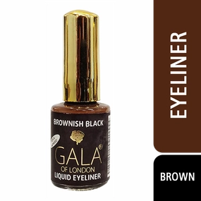 Gala of London Liquidline Brown | Long-Lasting, Waterproof, Smudge-Proof Liquid Eyeliner