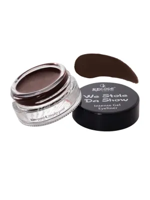 Gel Eyeliner | We Stole Da Show | Brown | 5 Gms, 0.18 Ounce (Pack of 1)