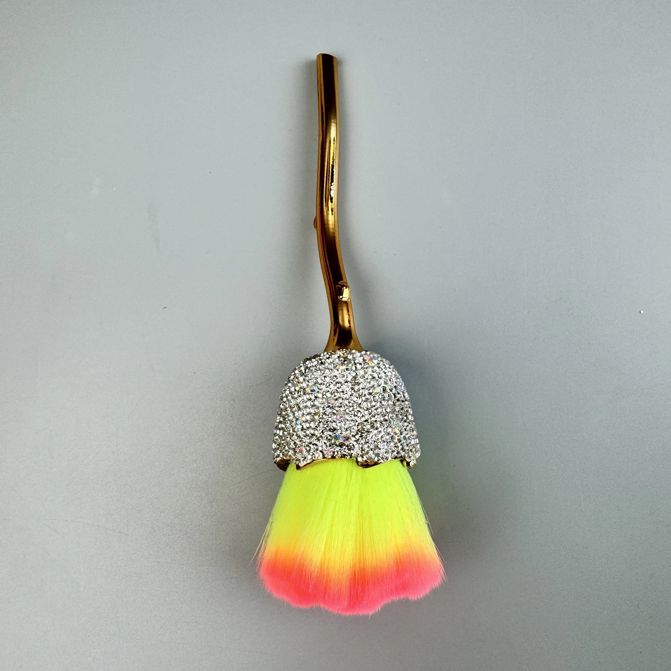 Handmade Small Rose Rhinestone Makeup Brush AMIS11025