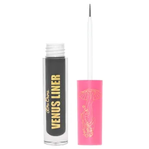 Lime Crime Venus Pigmented Liquid Eyeliner with Precision Brush, Misty (Cool Gray) - Ultra Matte Water-Based Formula is Long-Lasting, Smudge-Proof & Quickly Dries - Vegan & Cruelty-Free