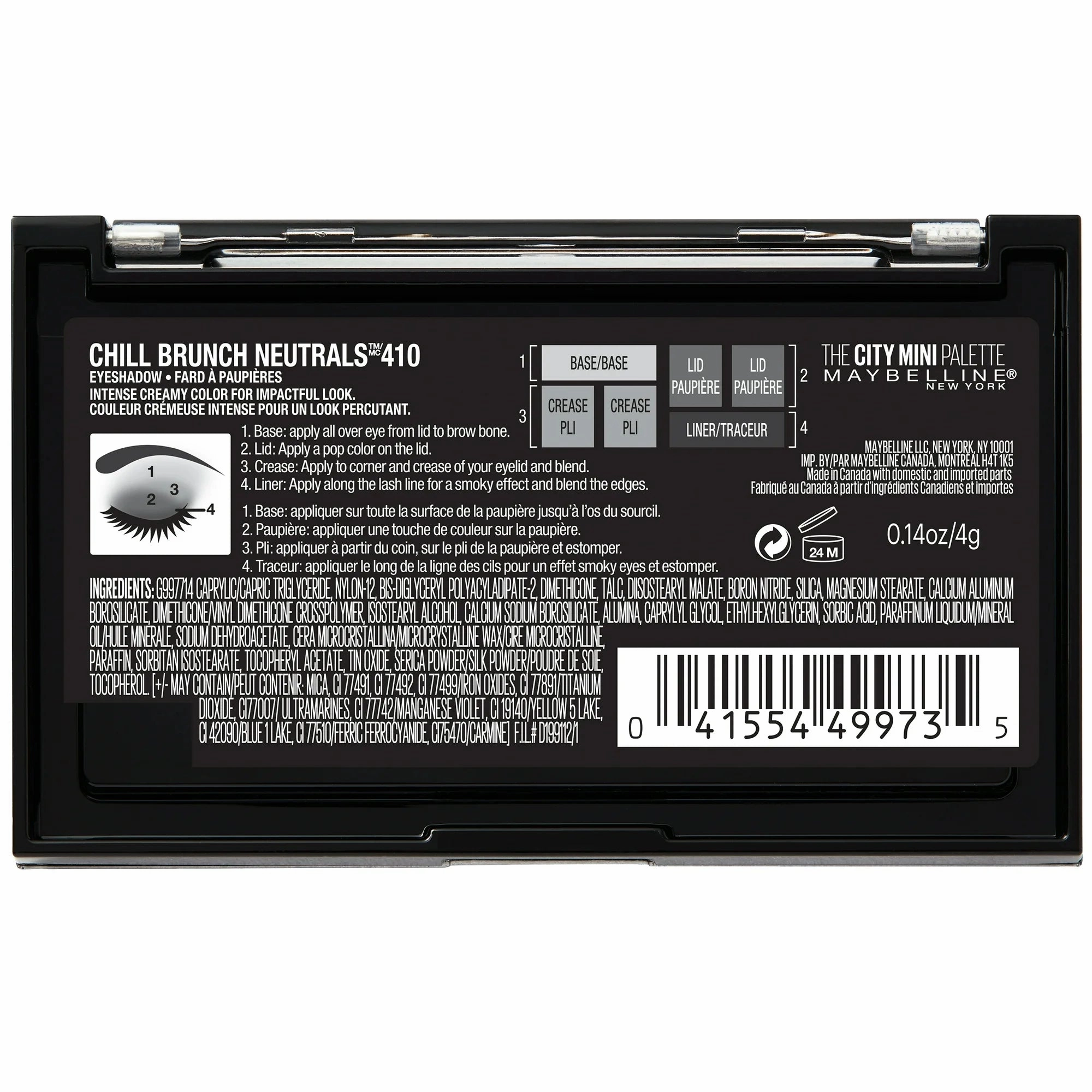 Maybelline The City Mini Eyeshadow Palette Makeup, Chill Brunch Neutrals