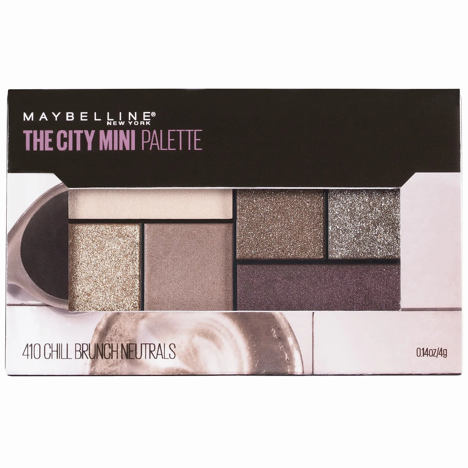 Maybelline The City Mini Eyeshadow Palette Makeup, Chill Brunch Neutrals