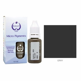 MICROBLADING Supplies BioTouch Permanent Makeup Gray Pigment Cosmetic Tattoo Ink Large Bottle Pigment Professional Permanent Makeup Supplies Eyebrow Lip Eyeliner 15 ml