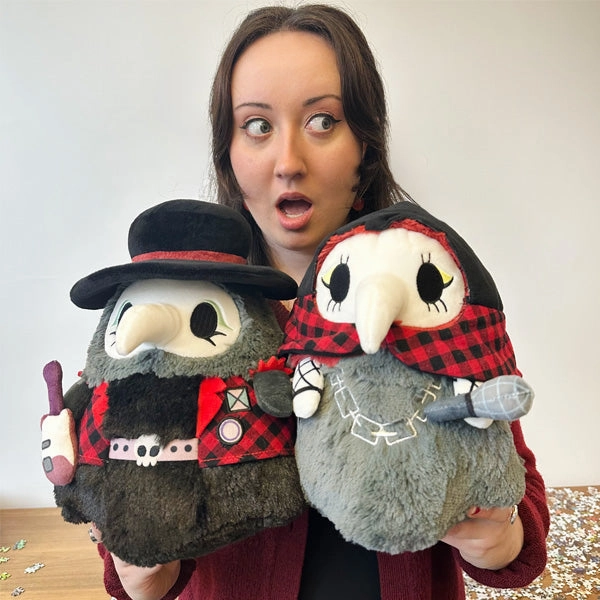 Mini Squishable Punk Rock Plague Doctor & Nurse Set