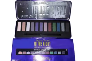 Miss Claire IN THE NIGHT Smokey Shades 12 Color Eyeshadow Palette (Set 3)