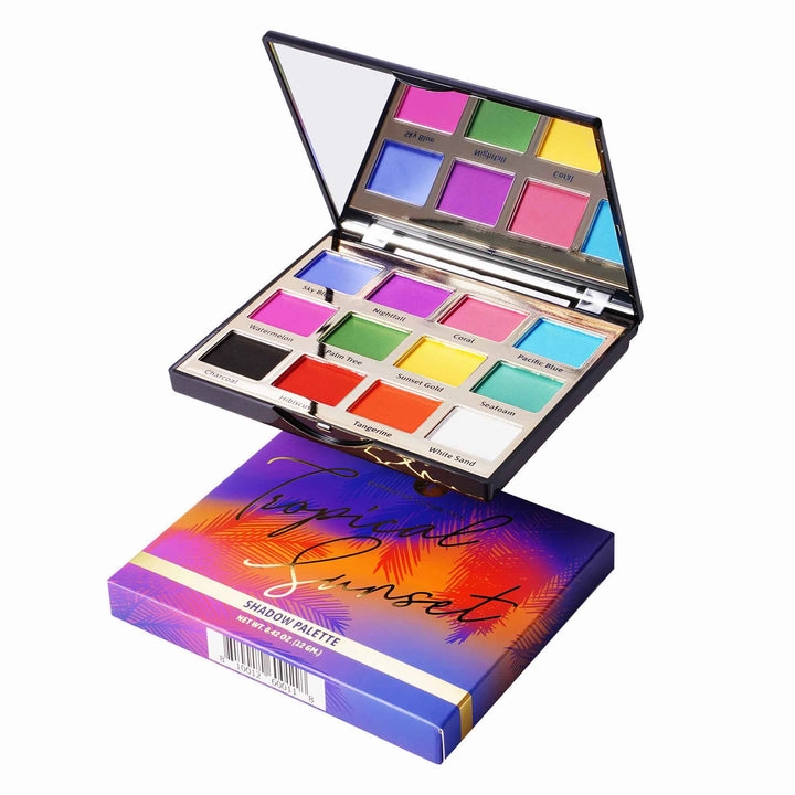 Narrative Cosmetics Talc Free 12 Color Tropical Sunset Eyeshadow Palette