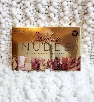 Nicole Miller Golden Nudes Eyeshadow Palette, 0.58 Ounce (Pack of 1)