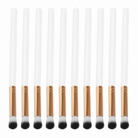 NOLITOY 10pcs Eye Shadow Brush Professional Makeup Tools for Precision Application Easy Blending Versatile Eye Makeup Lightweight Comfortable Grip for Personal