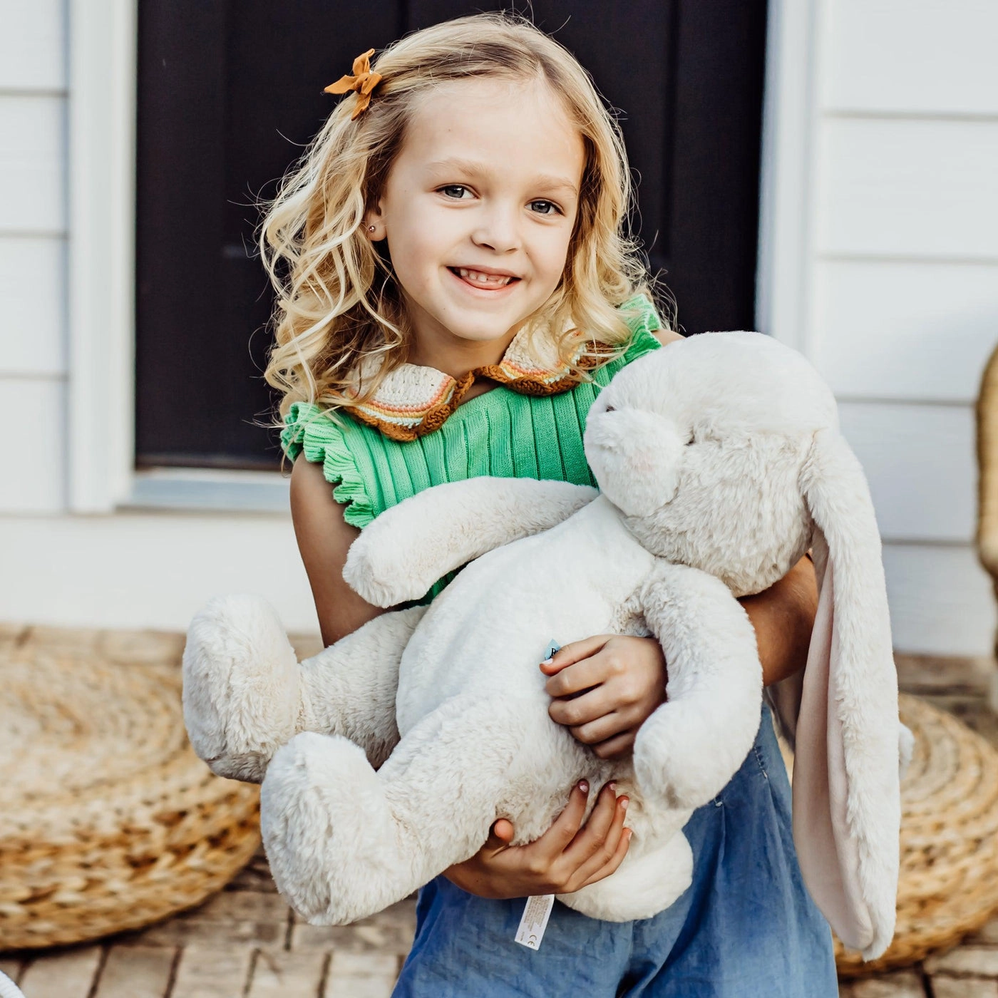 Personalized Big Floppy Bunny - Cream