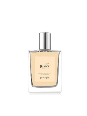 philosophy pure grace nude rose eau de toilette - warm & ethereal women's perfume - with notes of blush rose, dewy greens & musk - long lasting fragrance