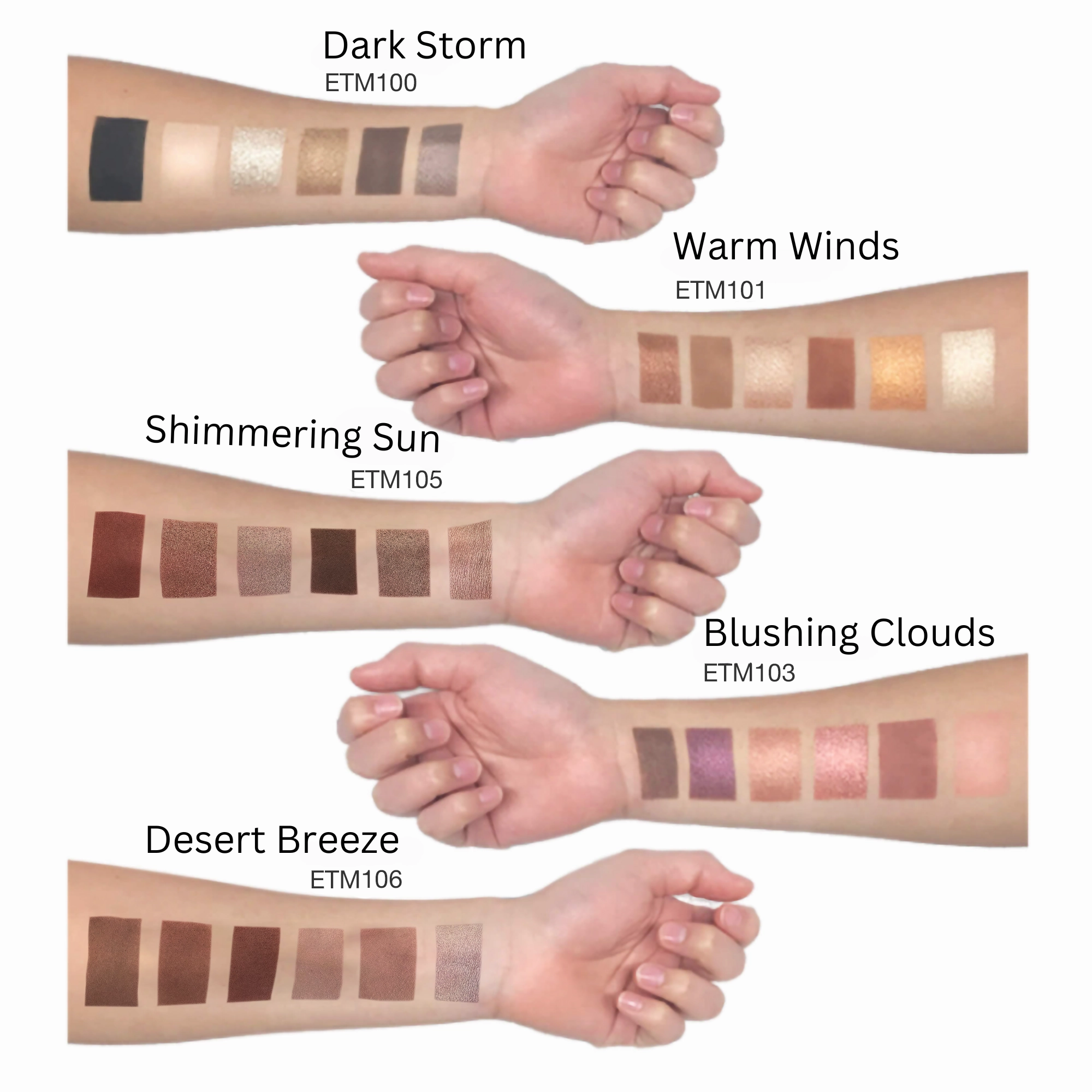True Colour Pro Eyeshadow Palette - Shimmering Sun