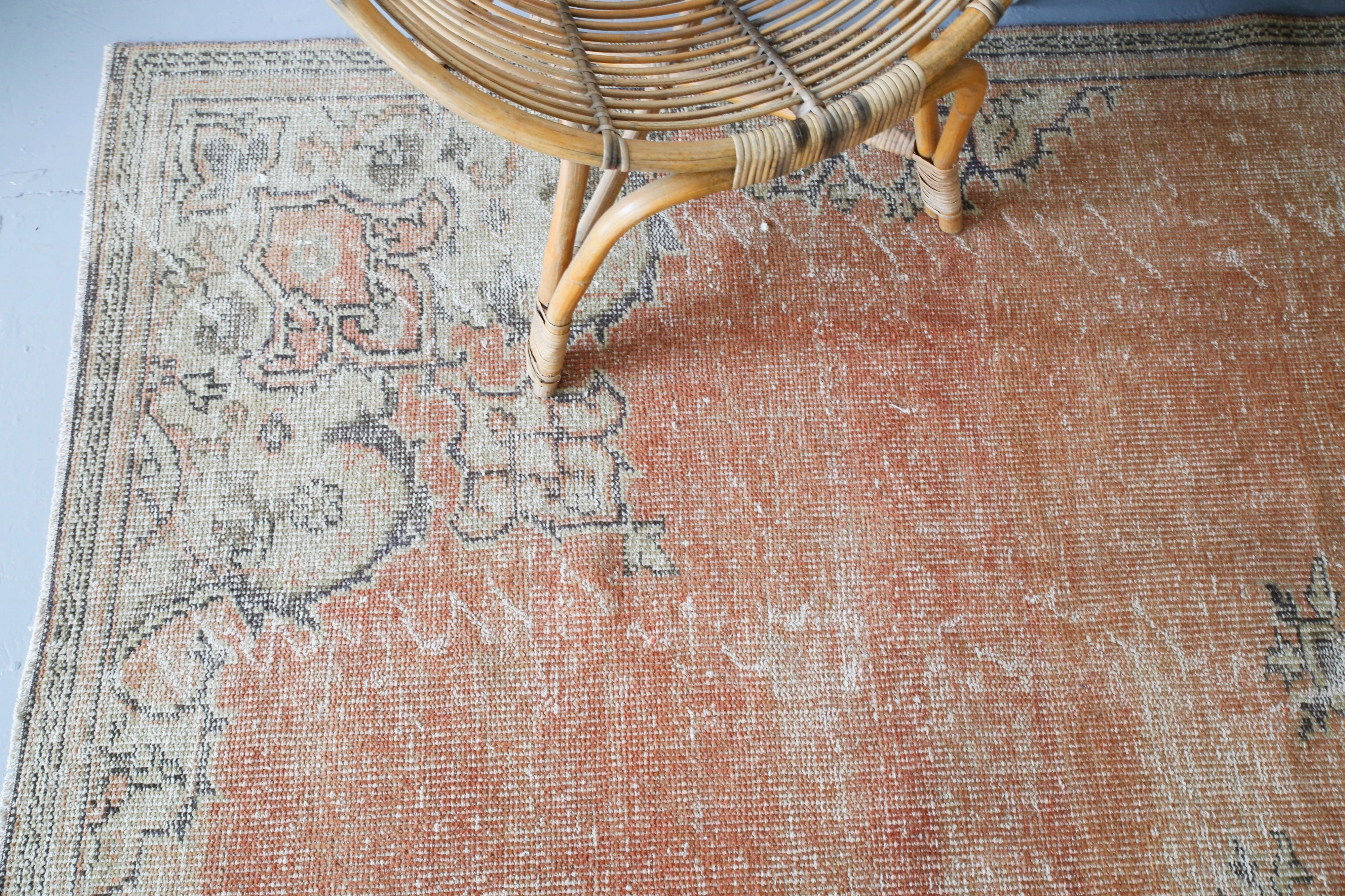 Vintage Turkish Isparta Rug 8ftx11ft