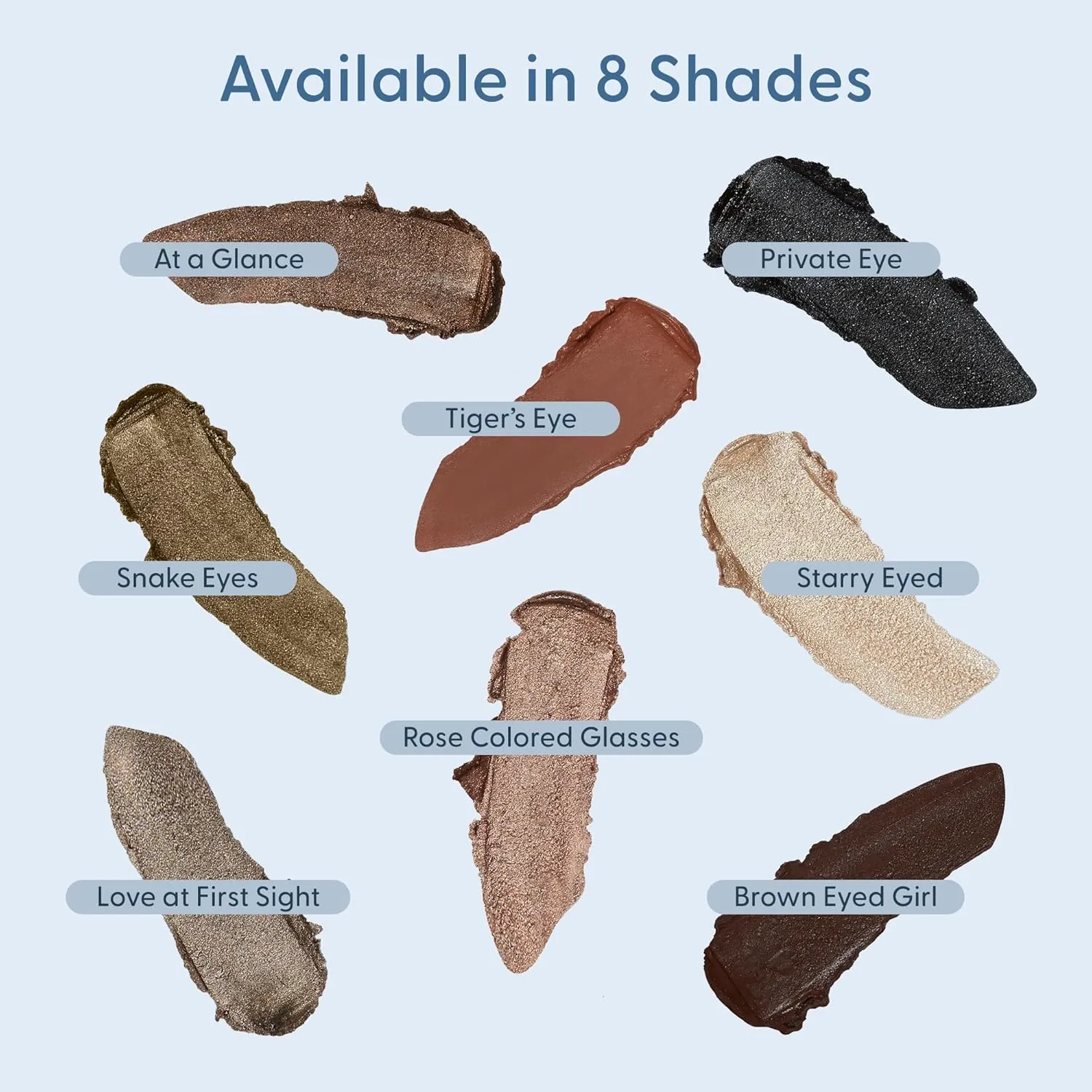 Visionary Eye Shadow Stick – Shimmer Cream Eye Shadow Pencil - Safe for Sensitive Eyes - Ophthalmologist Developed – Vegan, Cruelty-Free, Clean Ingredients (Rose Colored Glasses)