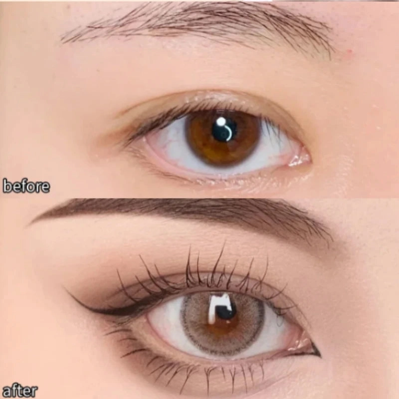 Waterproof Quick Dry Liquid Eyeliner Pen Ultra-fine Matte Black Brown Lasting Lying Silkworm Eyeliner Pencil Beauty Eyes Makeup