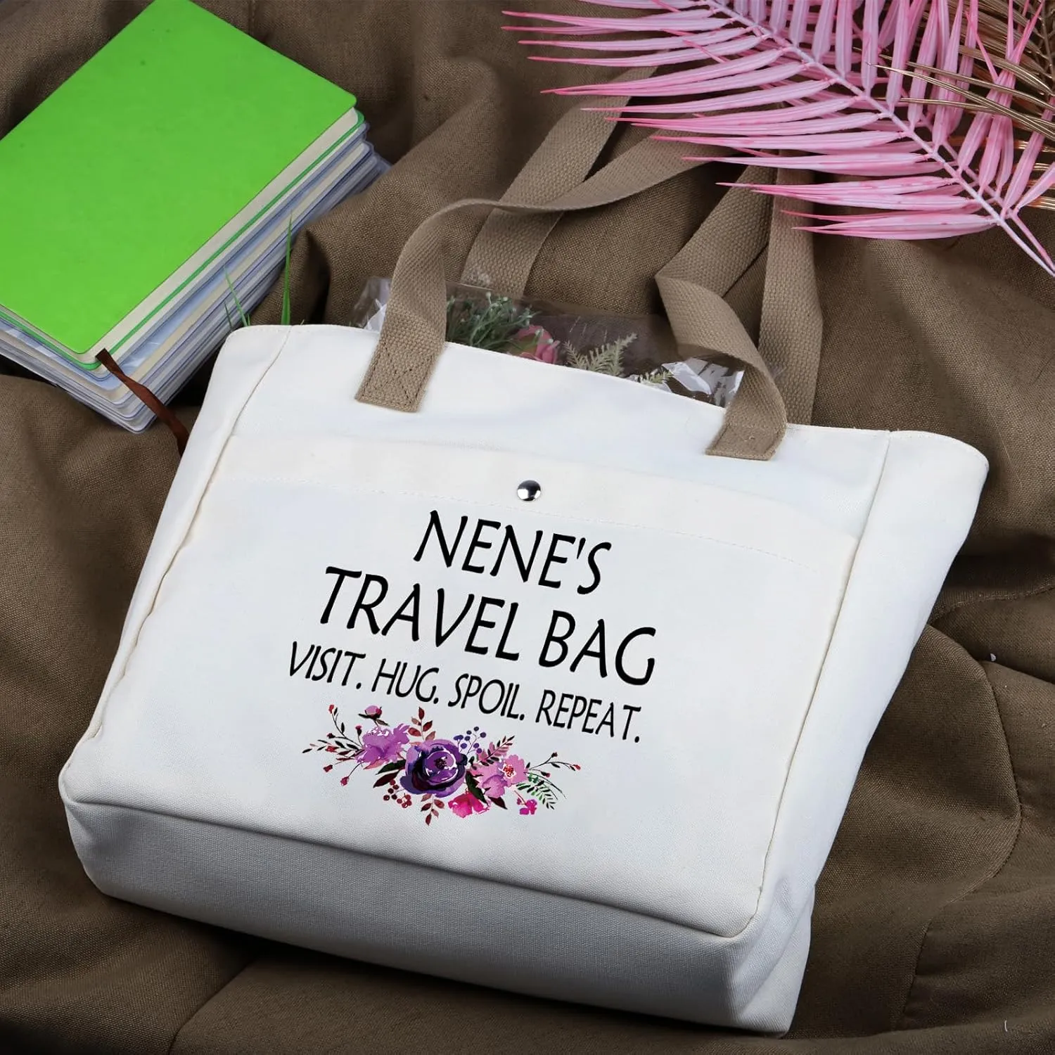 WCGXKO Mother’s Day Gift Grandma Birthday Gift Mother’s Day Merchandise Tote Bag Travel Bag For Grandma