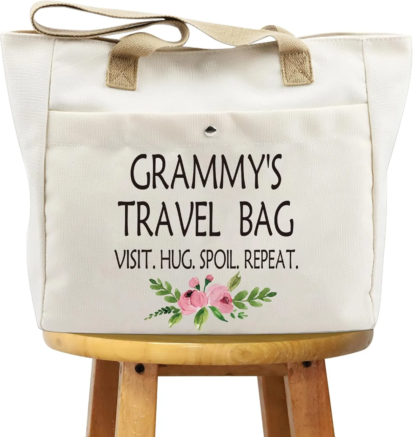 WCGXKO Mother’s Day Gift Grandma Birthday Gift Mother’s Day Merchandise Tote Bag Travel Bag For Grandma