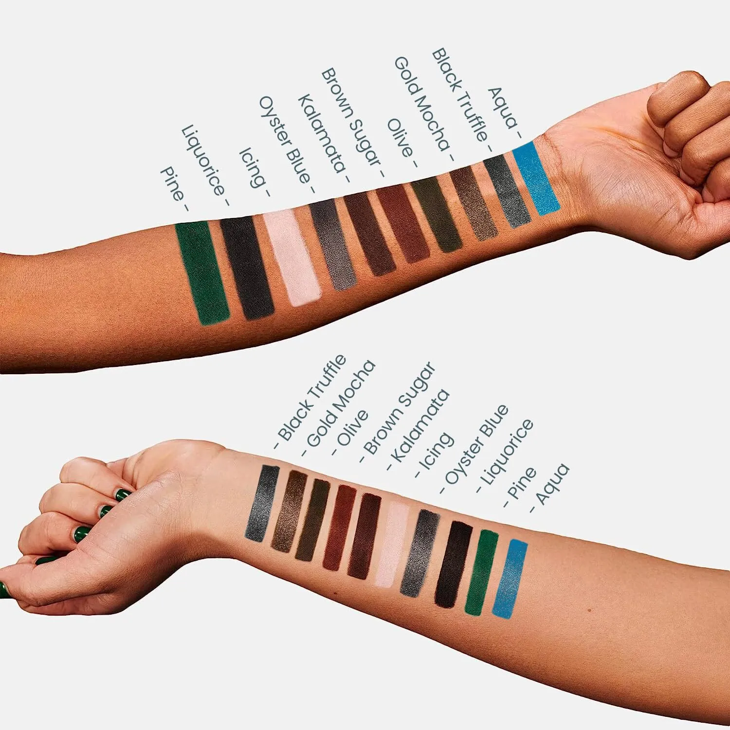 Wonderskin 1440 Longwear Green Waterproof Eyeliner Pencil - Sharpenable Eyeliner Pencil and Smudge Proof Green Eye Liner Pencils (Pine)